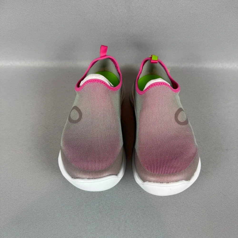 Oofos OOmg Sport Recovery Sneakers Womens 6 Fuchsia White Slip-On Light New NIB
